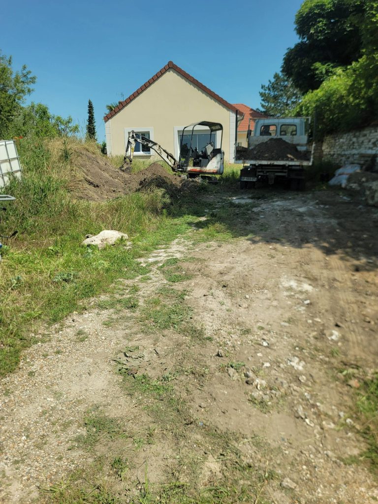 Installation de terrassement à Les Andelys