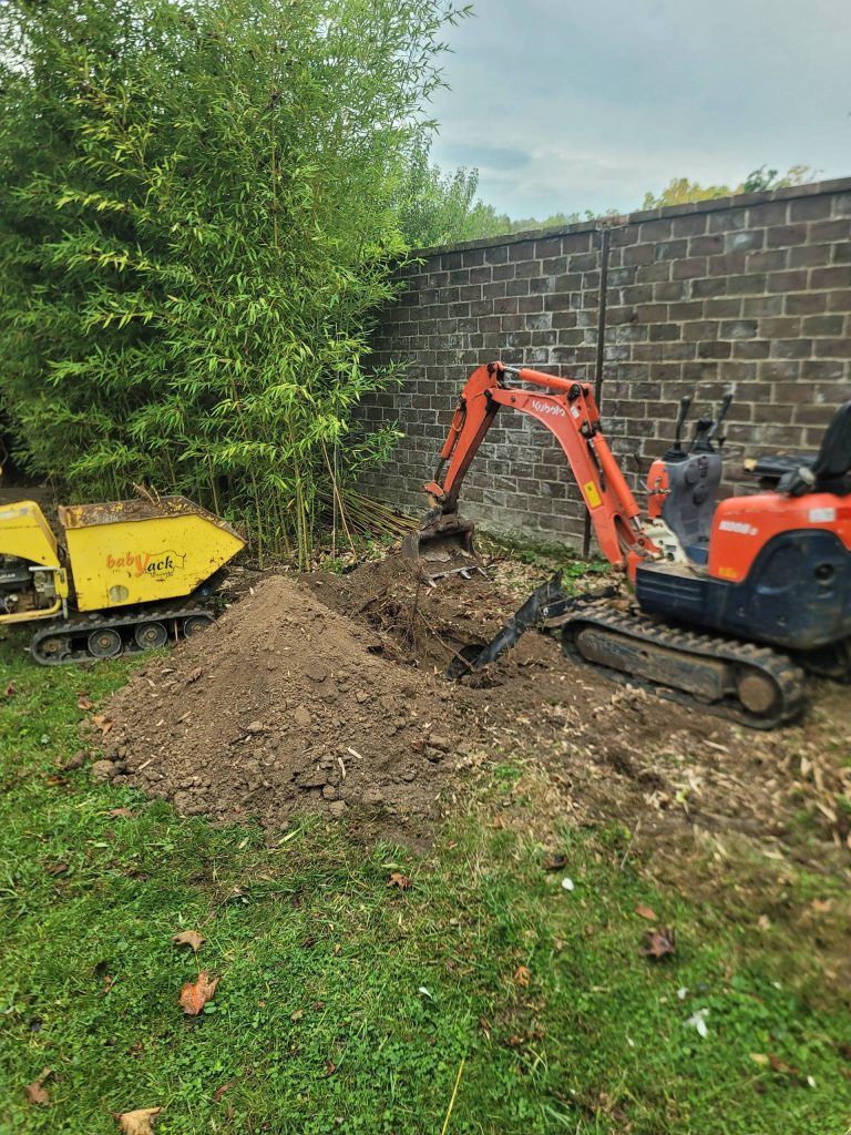 Installation de terrassement à SAINT-PIERRE-LA-GARENNE